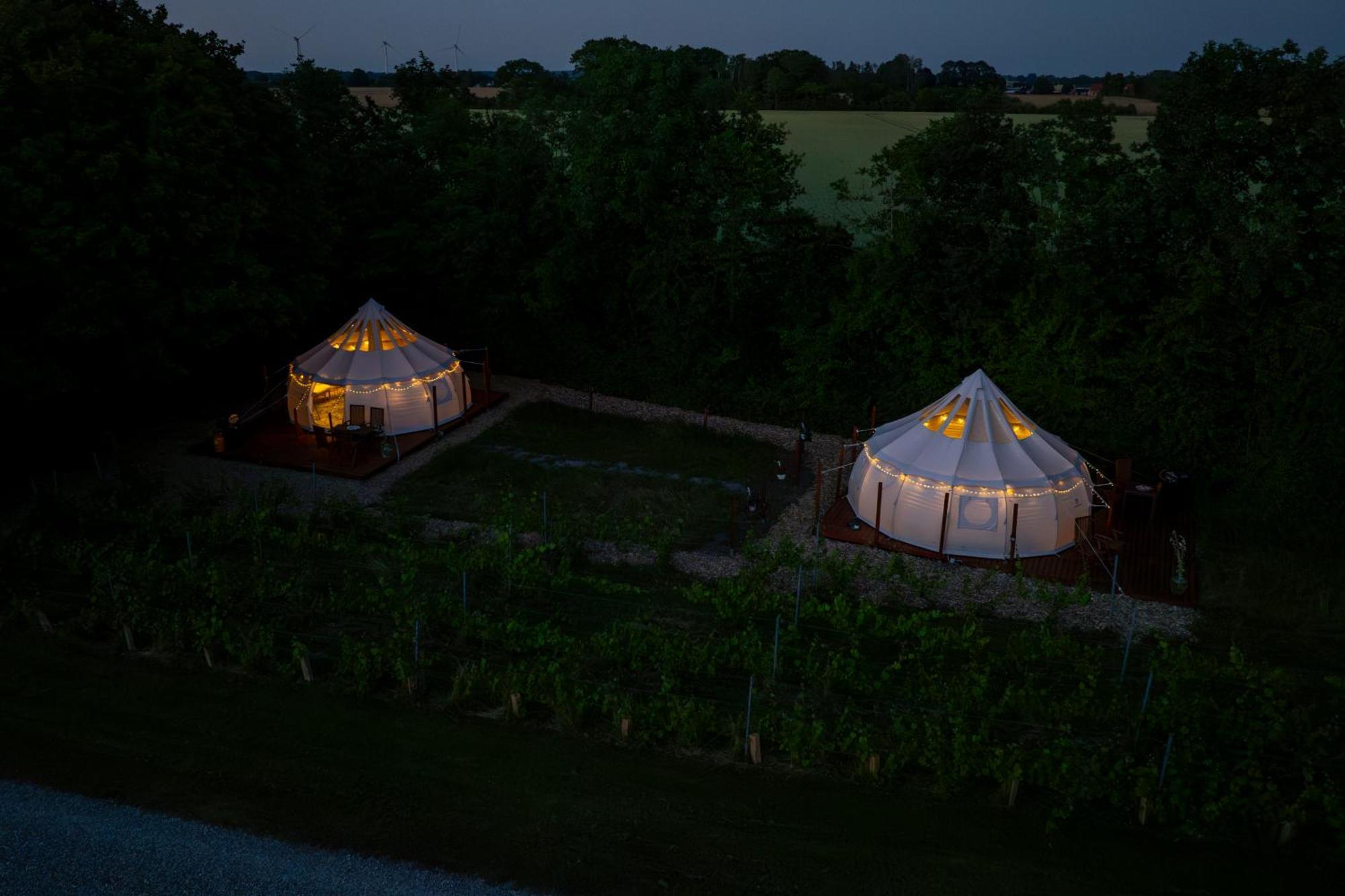 Holmegaard Vin Og Glamping Hotell Dannemare Eksteriør bilde
